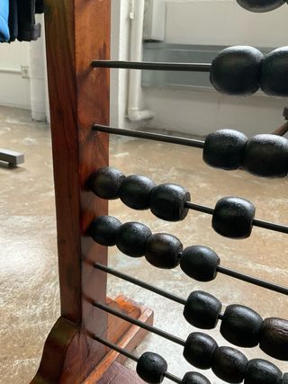 Ábaco de madera grande