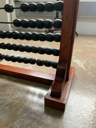 Ábaco de madera grande