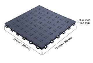 100 Baldosas Garaje Entrelazadas VEVOR