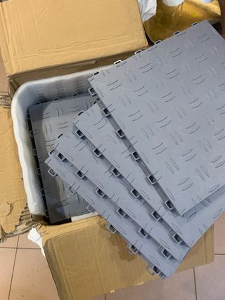 100 Baldosas Garaje Entrelazadas VEVOR