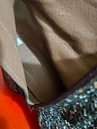 Botines Hispanitas Negros y Multicolor