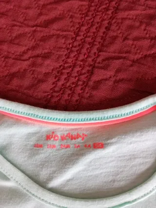 Camiseta patchwork hecha a mano