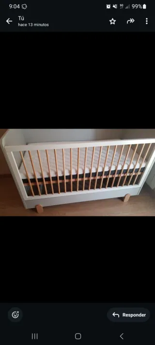 Cuna convertible en cama hasta 4 años