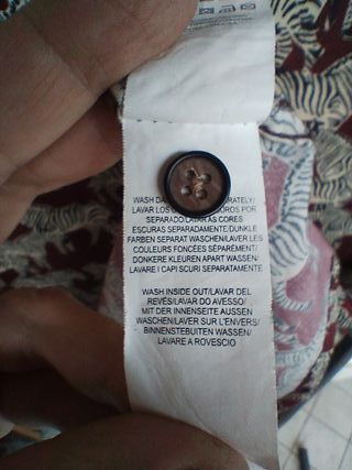 Camicia Primark Slim Fit Stampa Zebre Tg S