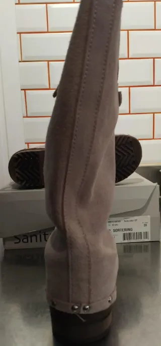 Botas/zuecos Sanita Nobuck Rosa Talla 39