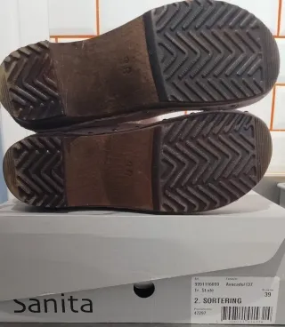 Botas/zuecos Sanita Nobuck Rosa Talla 39