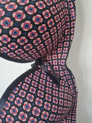 Sujetador estampado floral