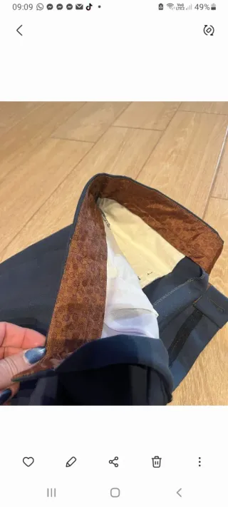 Completo uomo ,carta da zucchero