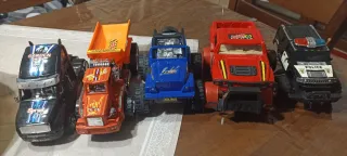 Set 5 Macchine Giocattolo Camion e Fuoristrada