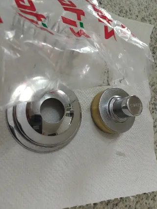 Pulsante Catis Metallo Oro Argento