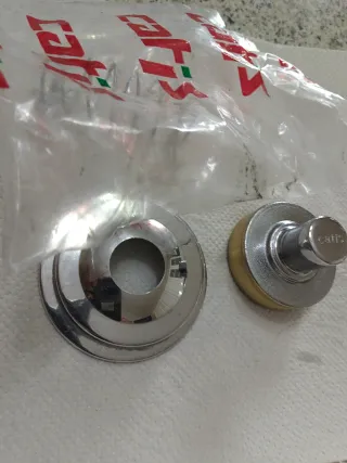 Pulsante Catis Metallo Oro Argento