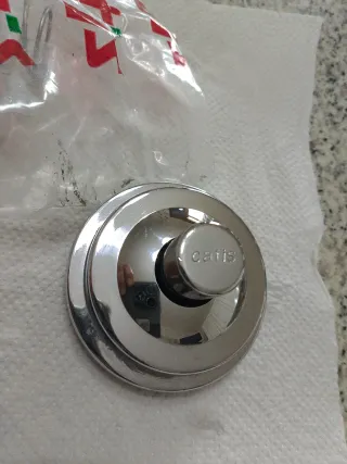 Pulsante Catis Metallo Oro Argento