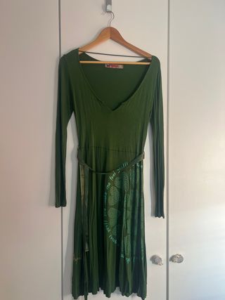 Vestido Desigual verde talla M
