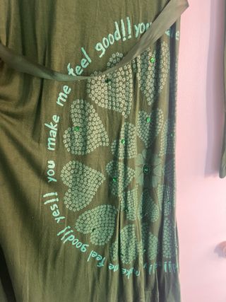 Vestido Desigual verde talla M