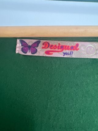 Vestido Desigual verde talla M