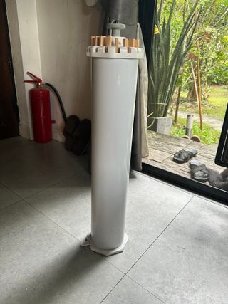 Tendedero trípode madera pie perchero plegable