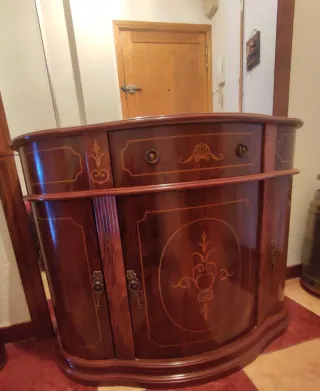 Mueble de entrada con espejo