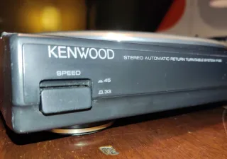 Tocadiscos Kenwood P-38 Negro