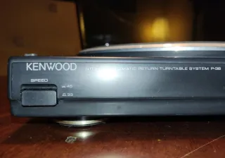Tocadiscos Kenwood P-38 Negro