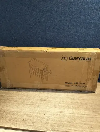 Mesa de jardinería de madera 67x37x89 cm Melvin