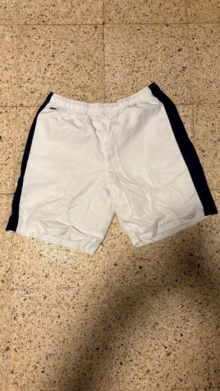 Camiseta y Pantalon Polo Lacoste Blanca y Azul