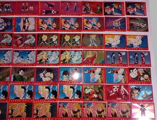 Cromos Dragon Ball Z Panini Serie Roja 4 0,60€ ud
