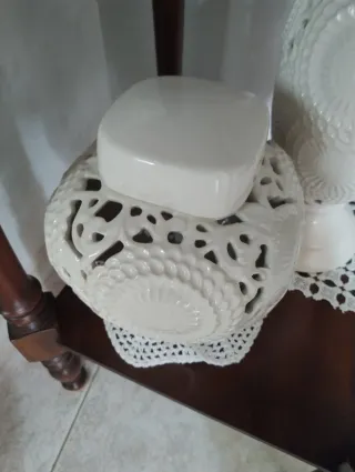 Tris porcellana decorata