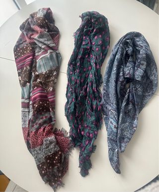 Set 3 Sciarpe Donna