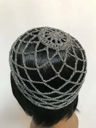 Mesh hat color grigio acciaioo con stella cromata