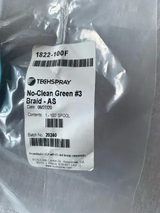 Malla Desoldar Techspray 1822-100F #3 30m