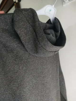 Sudadera Adidas Gris con Cremallera