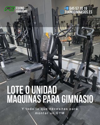 MAQUINAS DE GIMNASIO PARA MONTAR TU CENTRO