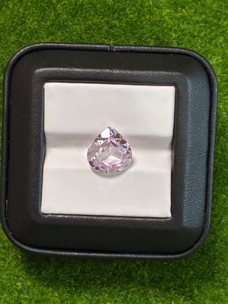 Zaffiro rosa 7.40 ct taglio Pera certificato