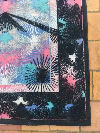 Alfombra diseño abstracto multicolor