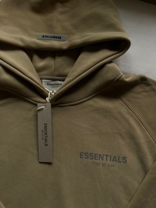 Sudadera ESSENTIALS Verde Talla S