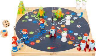 Ludo Space de Madera Small Foot Juego de Mesa Infantil