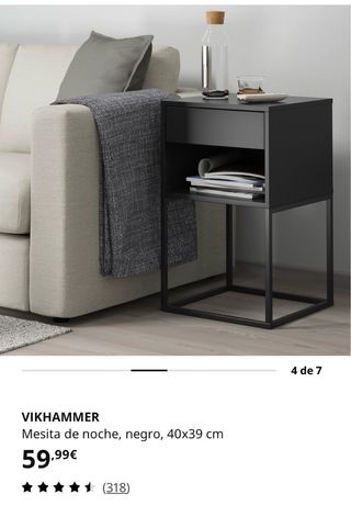 Mesita Vikhammer de Ikea