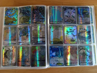 Cartas Pokémon V, GX y VMAX doradas