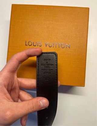 Cintura Louis Vuitton Damier Graphite