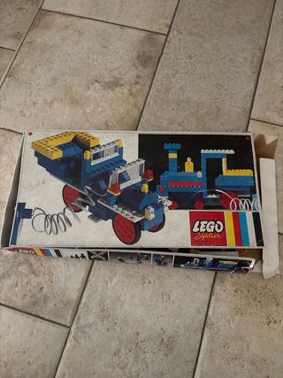 Lego System tren blu
