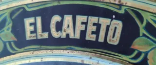 Antiguo plato hojalata litografía