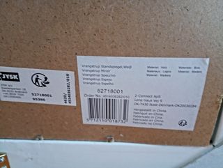 Specchio da terra Jysk bianco