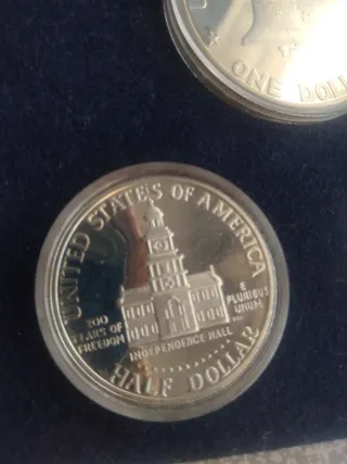 Monedas Plata EEUU Bicentennial