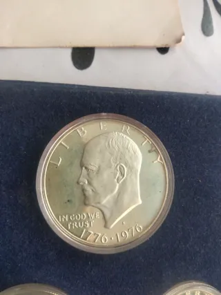 Monedas Plata EEUU Bicentennial