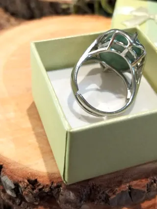 Anillo Piedra Aventurina Natural