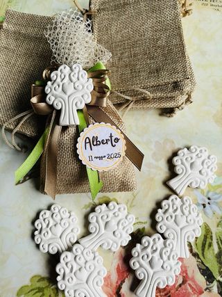 Set sacchetti juta e gessetti profumati