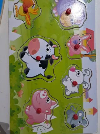 Puzzle Madera Dinosaurios Primeros Pasos