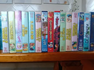 Lote Cintas VHS Infantiles Disney y Clásicos