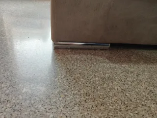 Sofá de 2 plazas beige/gris