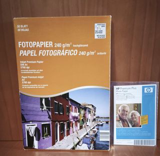 Papel Fotográfico Brillante 240g Secado Rápido